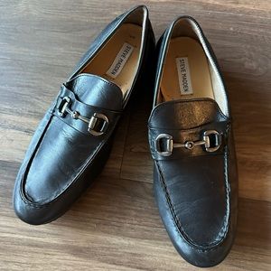 Steve Madden Perfect Black Leather Loafer